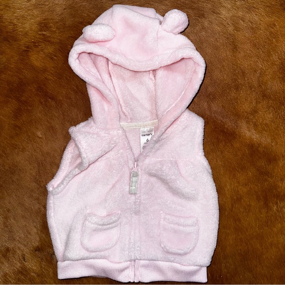 Carters fleece pullover and vest - toddler 6 months - Picture 2 of 8